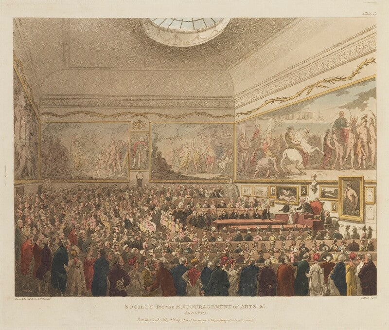 'society for the encouragement of arts, &c. adelphi' npg d14426