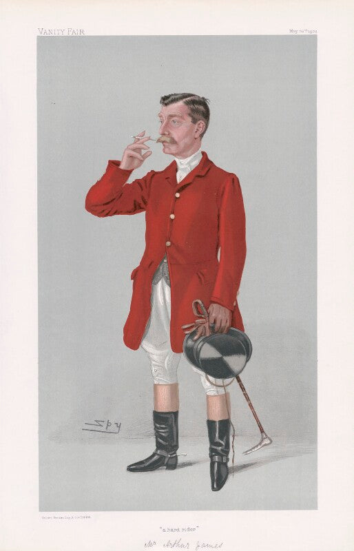 Arthur james ('men of the day. no. 917. "a hard rider"') npg d45224