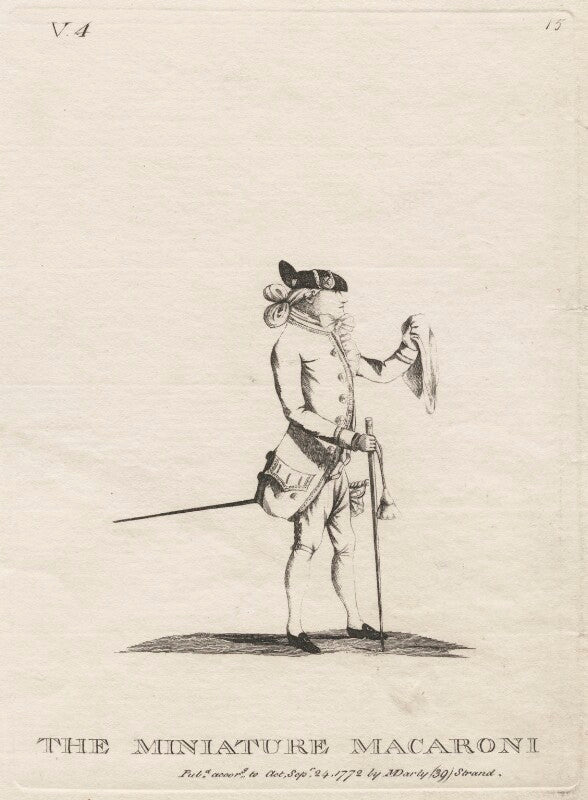 Richard cosway ('the miniature macaroni') npg d48069