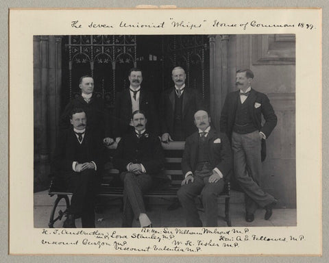 'The Seven Unionist "Whips" House of Commons 1899' NPG x134984