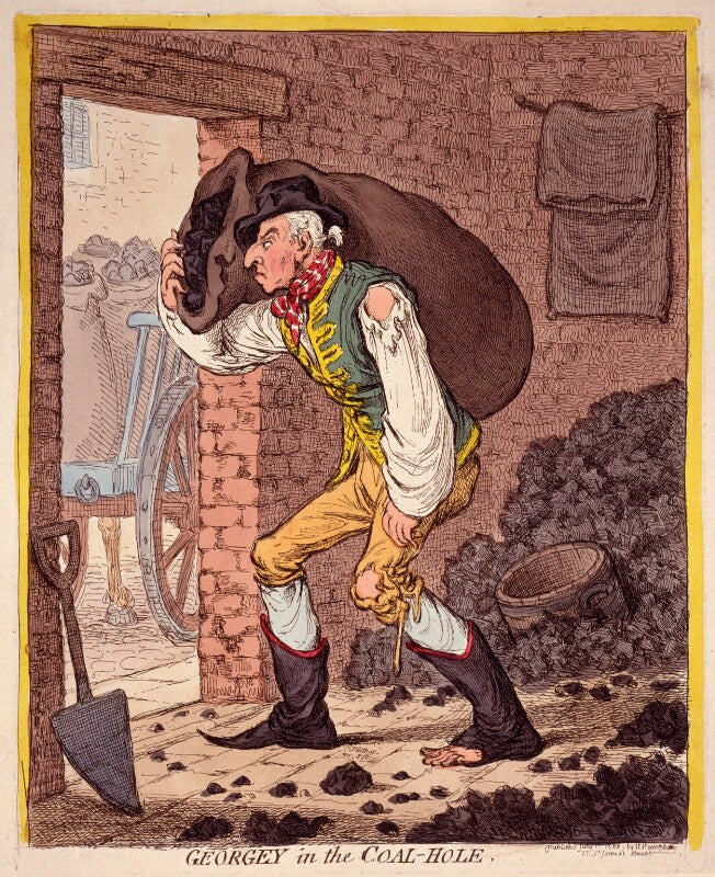 George hanger, 4th baron coleraine ('georgey in the coal hole') npg d4461