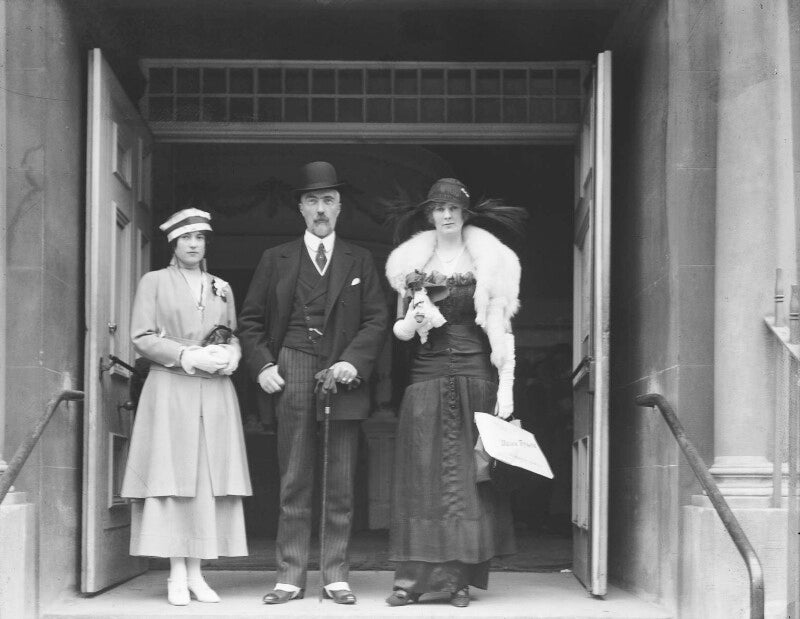 Sophia nicholaievna, countess de torby; mary howe (née curzon), countess howe; michael alexandrovich, grand duke of russia npg x645