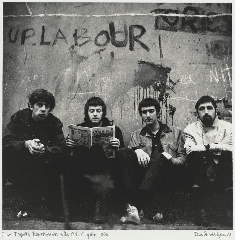 John mayall & the bluesbreakers (john mayall; john mcvie; hughie flint) and eric clapton npg x47357