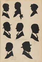 Tourists on the West Pier, Brighton (J. McCann; V. Linzell; Joan Salmon; H?.N. Govey; A. Reginald Flexton; F?.B. Cofes; A.E. Wood; H. Francis) NPG D46442