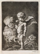 Cupid pissing into a cup NPG D11787