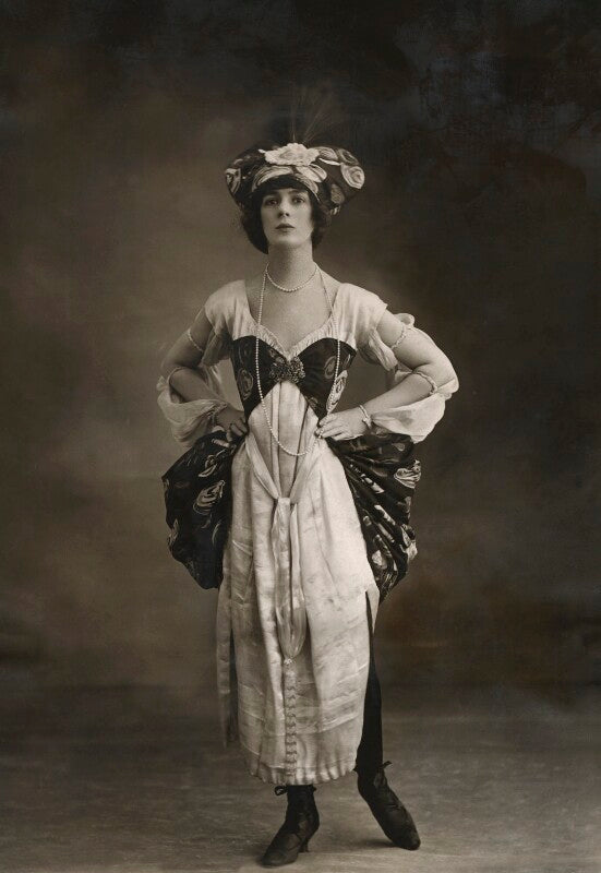 Julia james dressed for all fools' day ball npg x85446