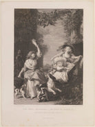 'The Royal Princesses - Children of George III' (Princess Mary, Duchess of Gloucester; Princess Amelia; Princess Sophia) NPG D14844