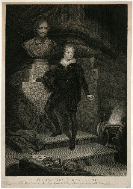 William henry west betty as hamlet npg d31740