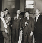 The Faber Poets ((Frederick) Louis MacNeice; Ted Hughes; T.S. Eliot; W.H. Auden; Stephen Spender) NPG x88256