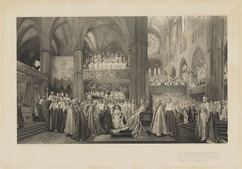 The Coronation Ceremony of His Most Gracious Majesty King George V in Westminster Abbey. 22nd June 1911 NPG D10703