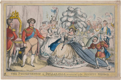 'The Presentation of Dollalolla accompanied by the Mighty Thumb' NPG D48715