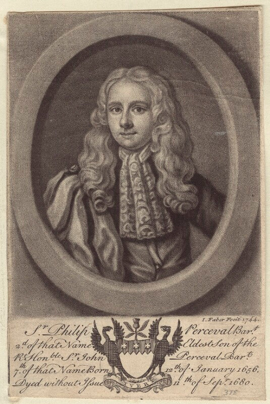 Sir philip perceval, 2nd bt npg d30026