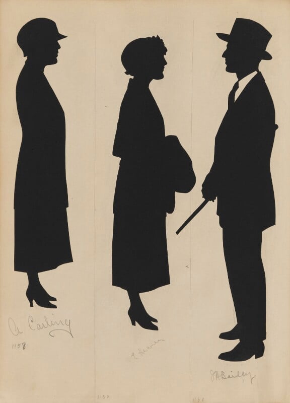 A. carling; an unknown woman; j.a. bailey npg d46449