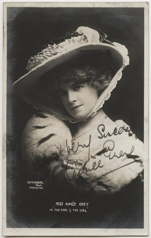 Aimèe grey in 'the earl and the girl' npg x36130