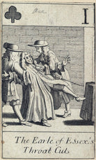 'The Earle of Essex's Throat Cut' (Arthur Capel, 1st Earl of Essex; John Holland; Major Webster) NPG D23013(m)