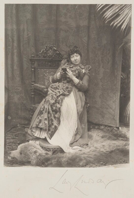 Caroline blanche elizabeth (née fitzroy), lady lindsay npg ax15711