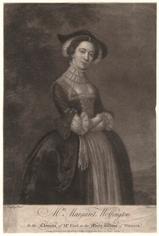 Peg Woffington as Mrs Ford in 'The Merry Wives of Windsor' NPG D4874