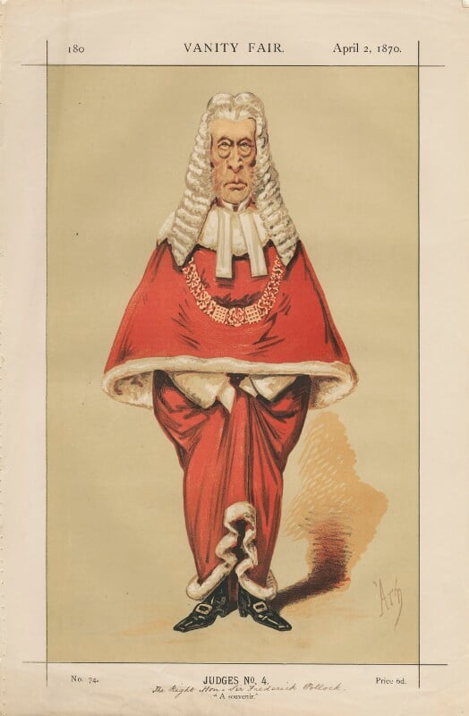Sir (jonathan) frederick pollock, 1st bt ('judges no. 4.') npg d43425