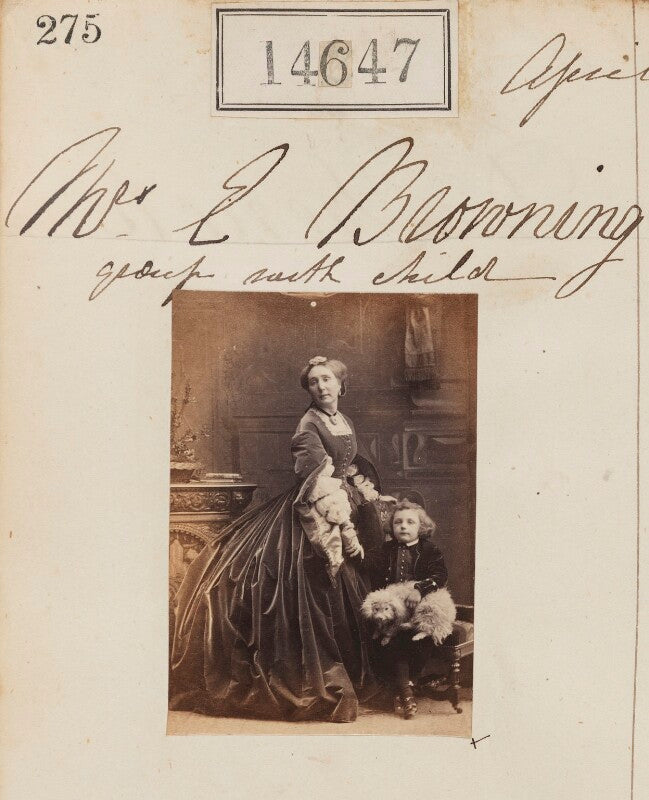 Mrs e. browning npg ax64165
