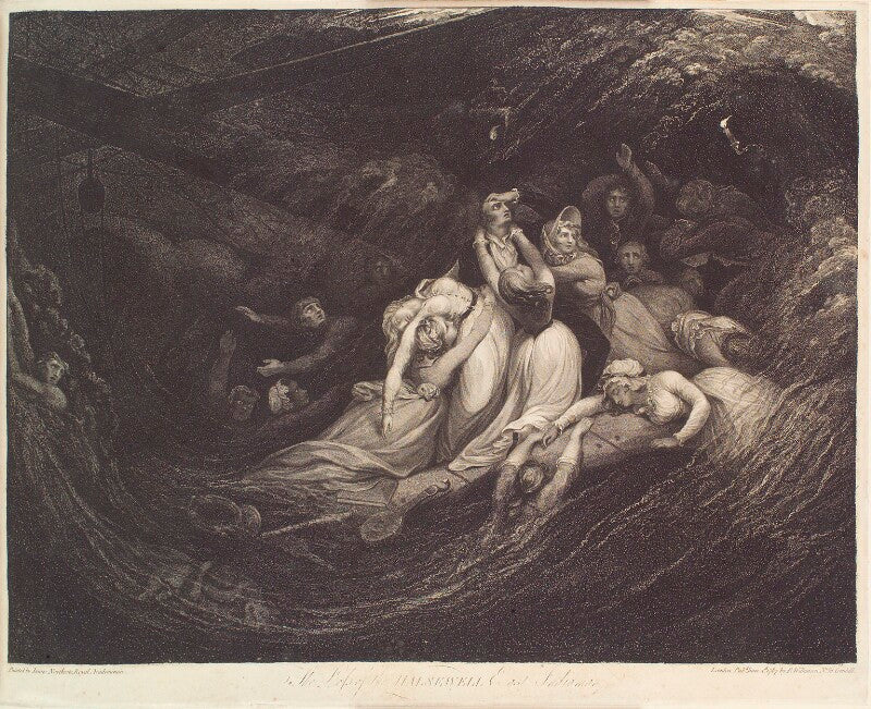 'the loss of the halsewell east indiaman' npg d13063