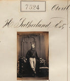 Mr H. Sutherland NPG Ax53348