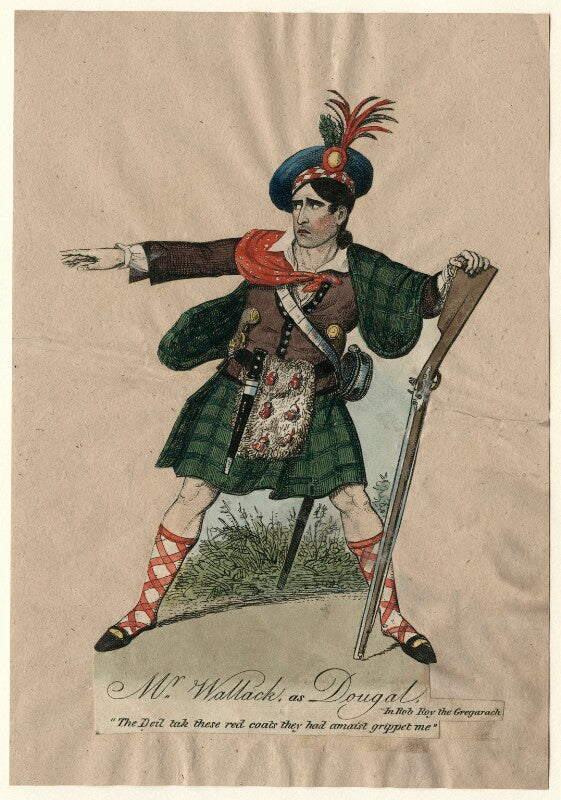 James william wallack as dougal in 'rob roy, the gregarach' npg d4616