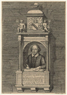 Monument to William Shakespeare in Holy Trinity Church, Stratford-upon-Avon NPG D21013