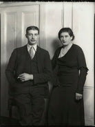 Lucien Leslie Falkiner; Hon. Lucy Agnes Vera Falkiner (née Verney-Cave) NPG x151273