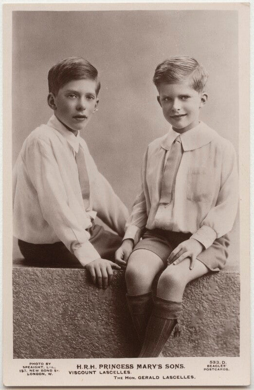 George lascelles, 7th earl of harewood; hon. gerald david lascelles npg x17405