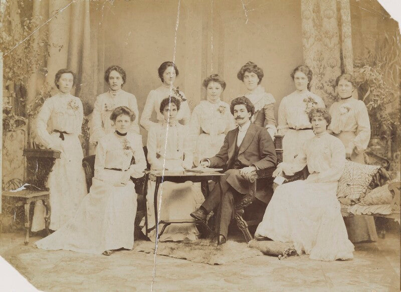 The staff at the walton adams studio in reading (group including marcus adams) npg x199824