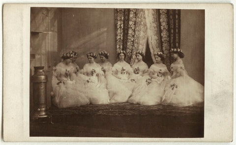 The bridesmaids of Alexandra of Denmark NPG x33255