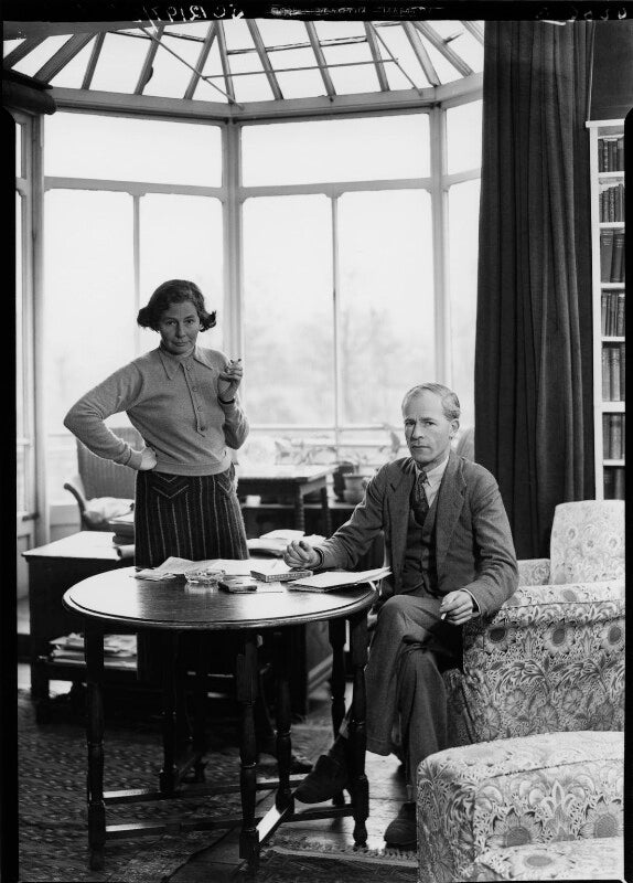 George douglas howard cole; dame margaret isabel cole npg x10864