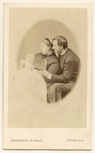 Princess Mary Adelaide, Duchess of Teck and Prince Francis, Duke of Teck with one of their children NPG Ax131385