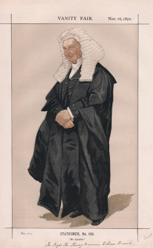 Henry bouverie william brand, 1st viscount hampden ('statesmen, no. 129.') npg d43562