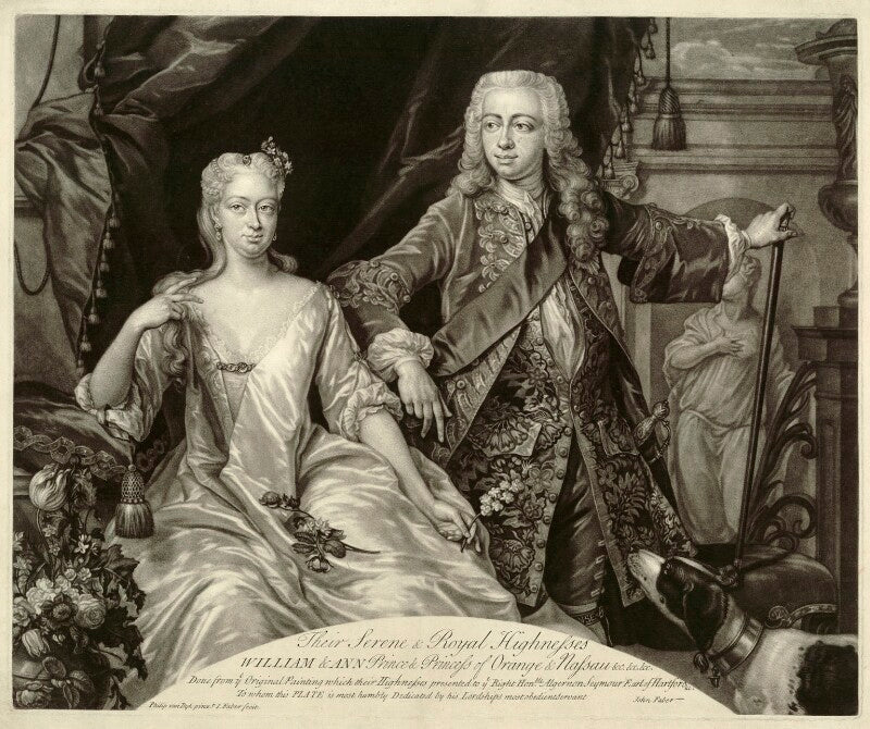Anne, princess royal and princess of orange; william charles henry friso, prince of orange npg d32901