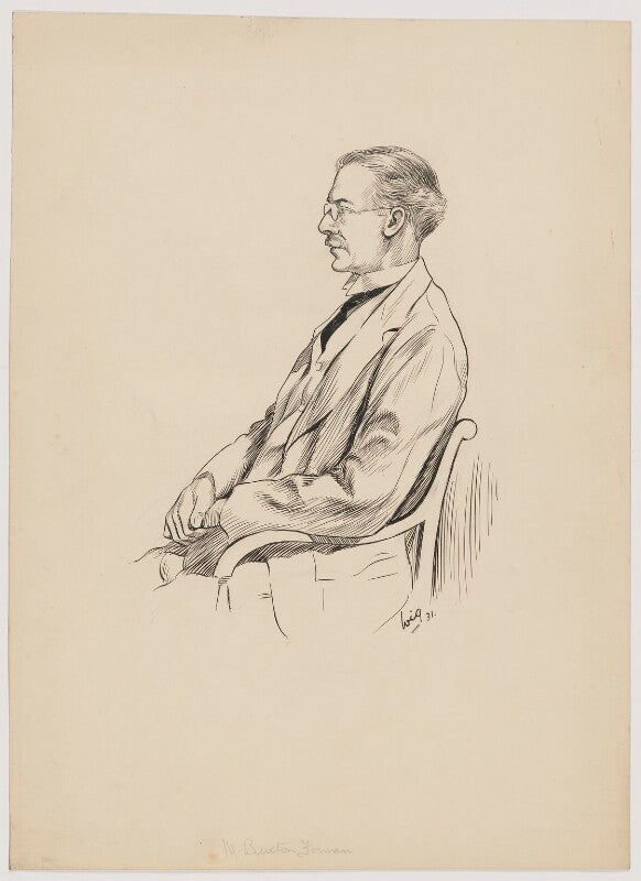 Maurice buxton forman npg d37732