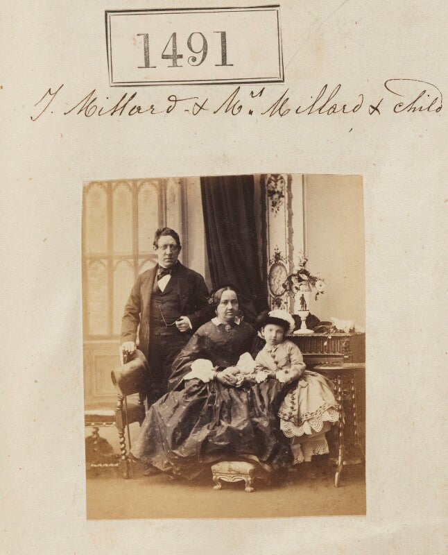 J. millard, mrs millard and child npg ax50887