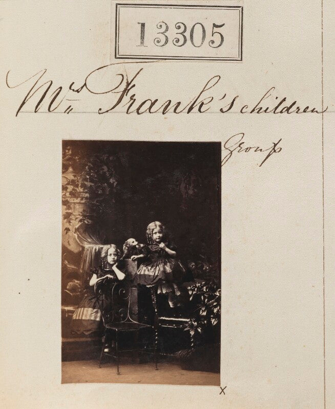 Two unknown children ('mrs frank's [franks'] children') npg ax62938