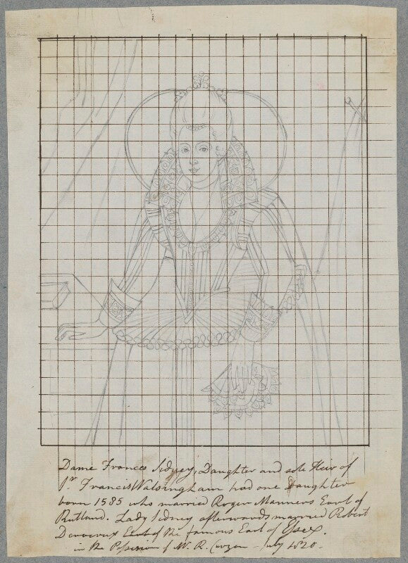 Frances devereux (née walsingham), countess of essex npg d17121