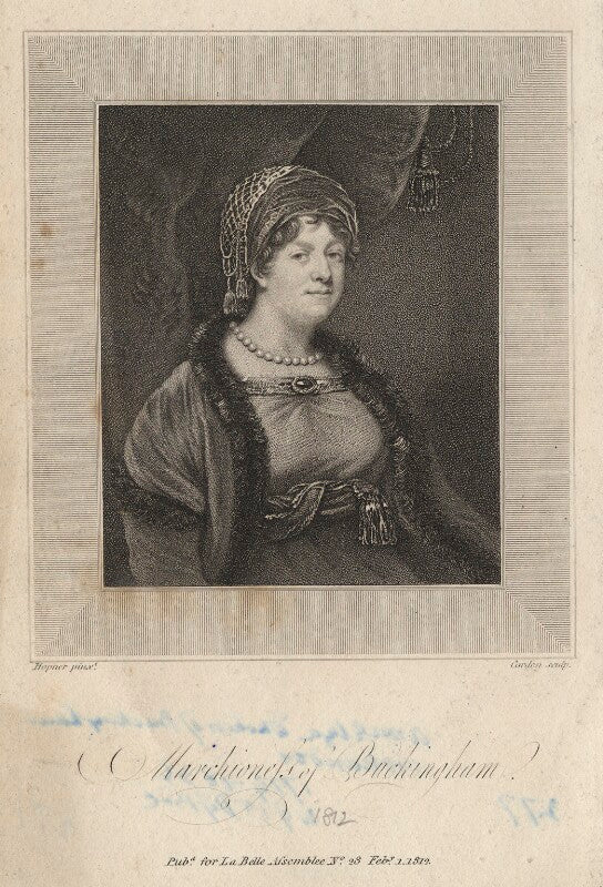 Probably mary elizabeth grenville (née nugent), marchioness of buckingham npg d21596
