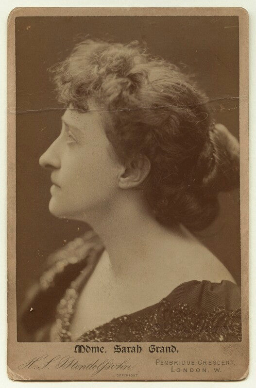 Sarah grand (frances elizabeth bellenden mcfall, née clarke) npg x36119