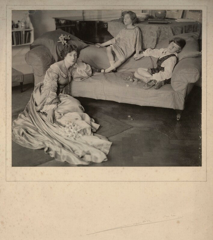 Helen maud gamble (née isherwood); anthea rosemary carew (née gamble); patrick henry noel gamble npg x128814