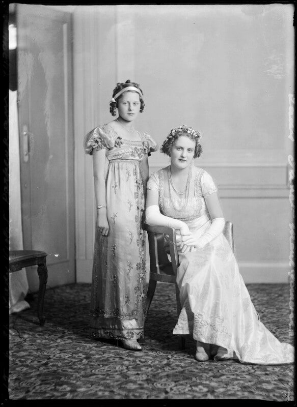 Lady violet georgiana powell (née pakenham); lady janet egidia crichton stuart (née montgomerie) npg x150527