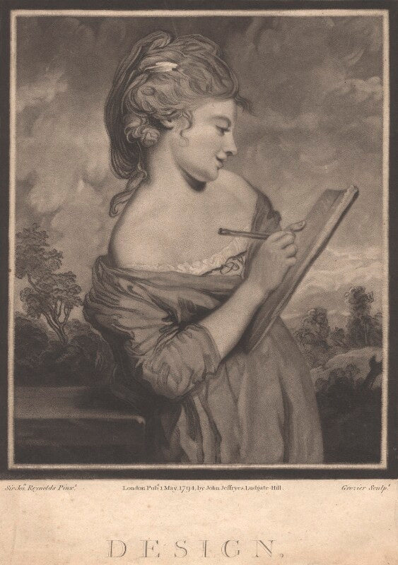 Elizabeth deane (née johnson) ('design') npg d3175