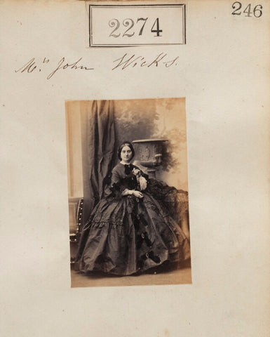 Mrs John Wicks NPG Ax51662