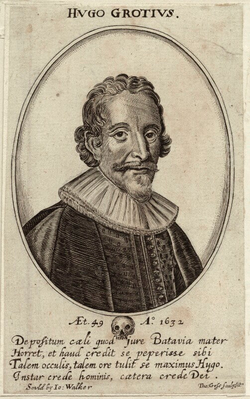 Huigh de groot (hugo grotius) npg d26253