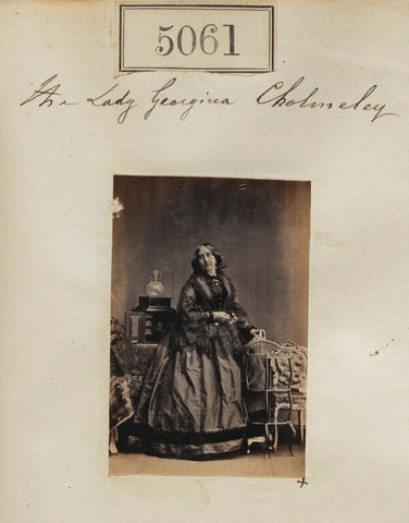 Lady Georgiana Cholmeley (née Beauclerk) NPG Ax55066