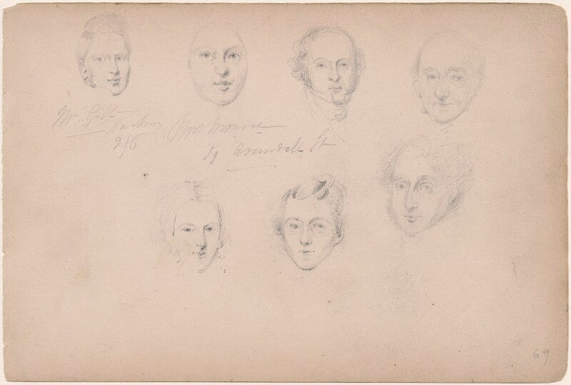 Mr gill and six unknown sitters npg d23313(35)