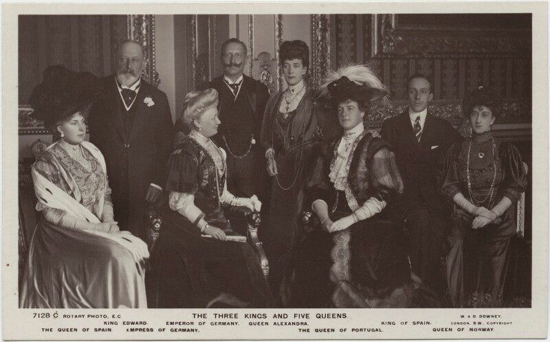 'the three kings and five queens' npg x132092