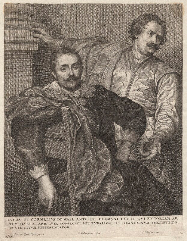Cornelius de wael; lucas de wael npg d11007